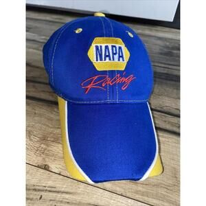 NAPA Racing Hat Michael Waltrip Racing (MWR) Cap Adjustable NASCAR Blue .